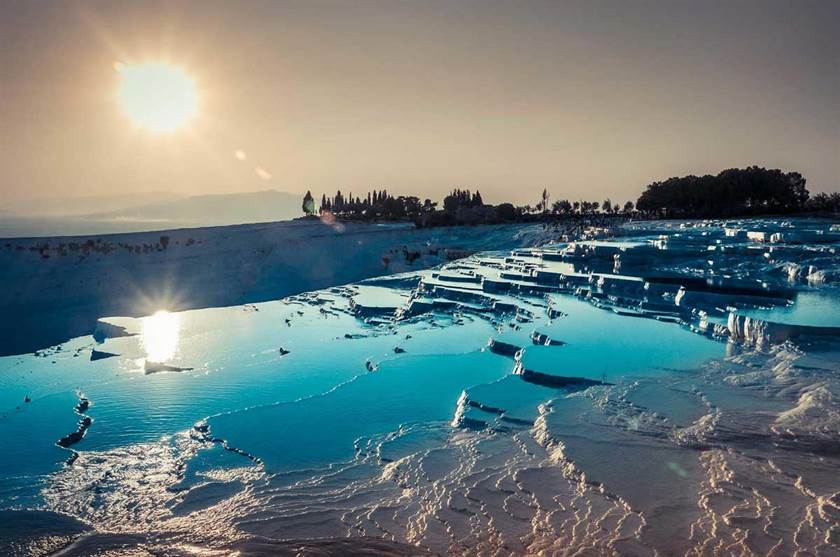 Pamukkale a hierapolis z Kusadasi