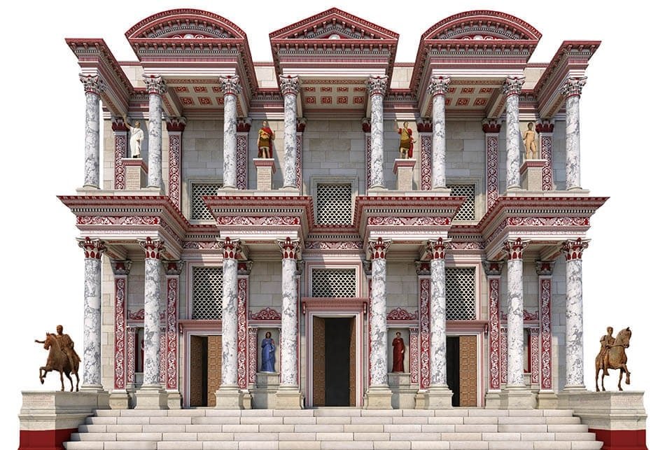 Reconstruction of the Library of Celsus at Ephesus