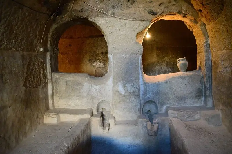 Gaziemir Underground City Interior