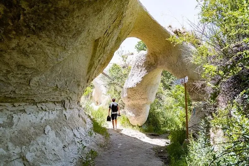 Hiking in Zemi Valley Cappadocia